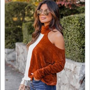 Pinklily colorblock sweater